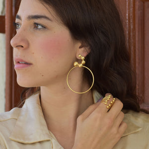 Aretes Cerezo