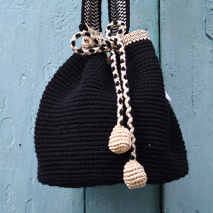 Mochila Wayuu Negra