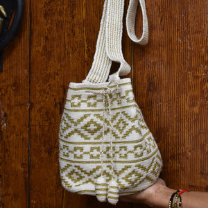 Mochila Wayuu Dorada