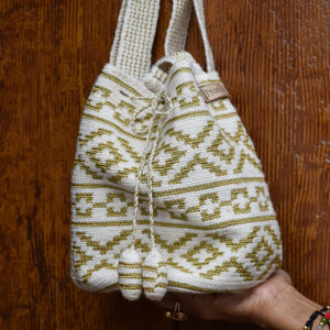 Mochila Wayuu Dorada