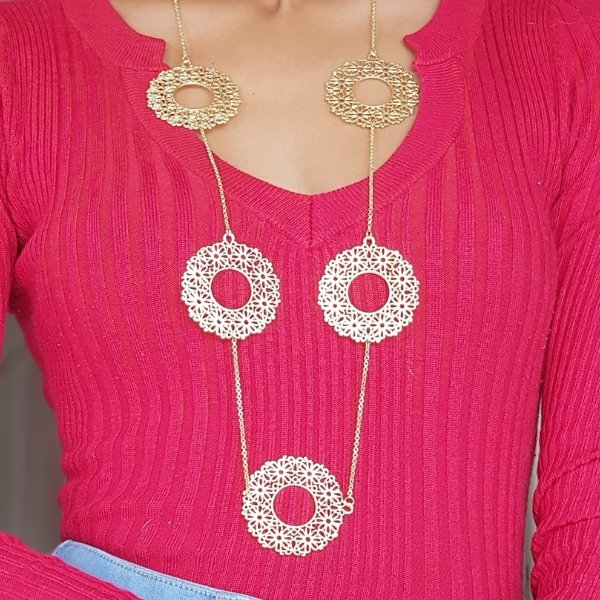 Collar mujer dorado